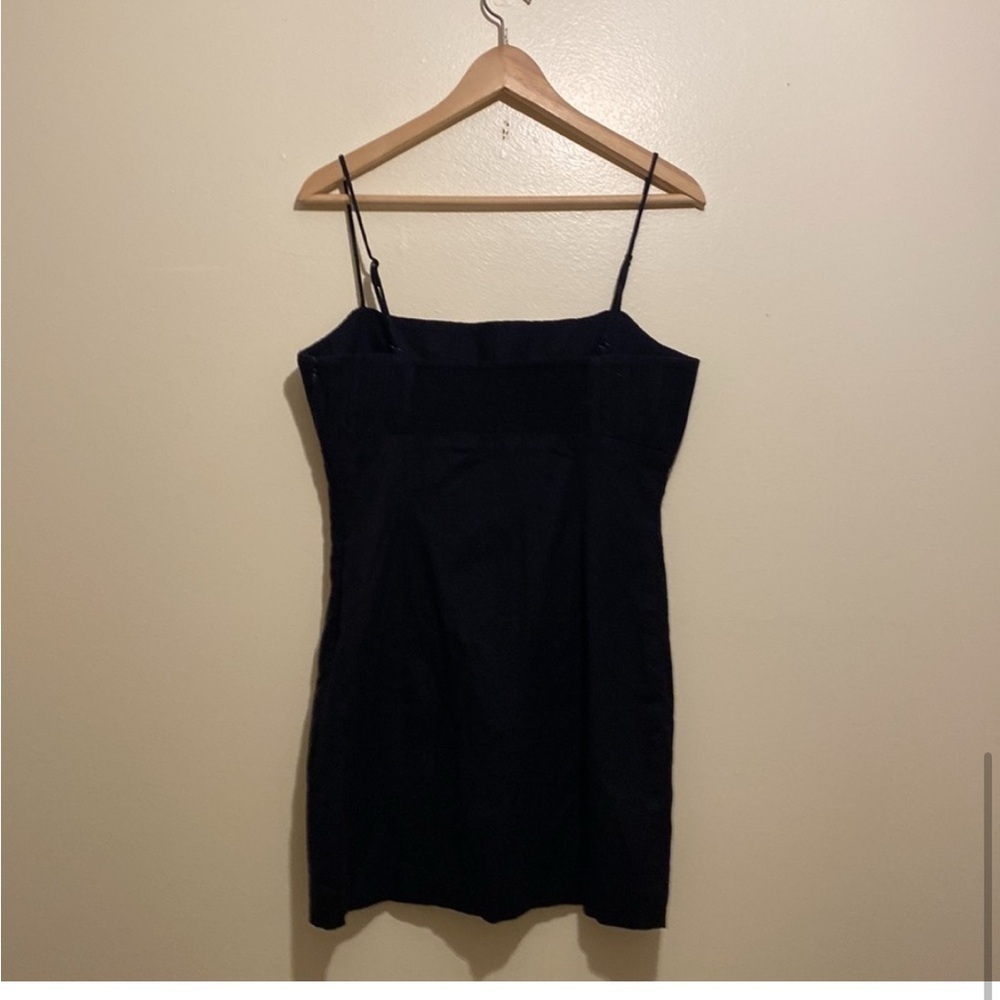 Anthropologie women’s NWT 100% Linen Slim Mini Dress Ophelia Sleeveless summer - Picture 6 of 9